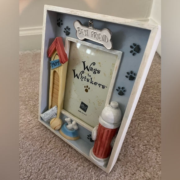 3.5” x 5 dog themed picture frame by Russ. - Picture 2 of 5